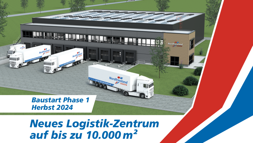 Neubau Logistikzentrum in Niebüll Bild